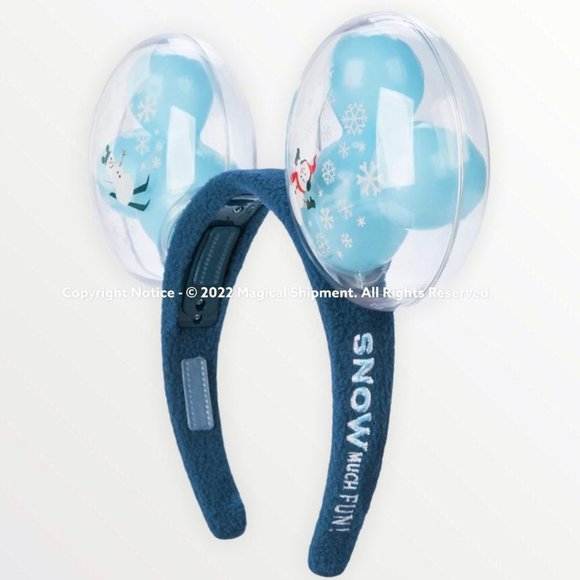 Disney Parks - Mickey Mouse Snowman Balloon Light-Up Ear Headband for Adults - Picture 5 of 8
